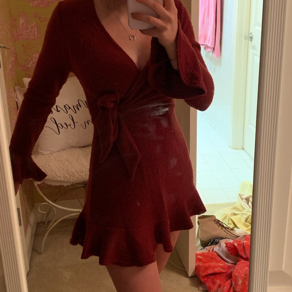 Red Tie dress